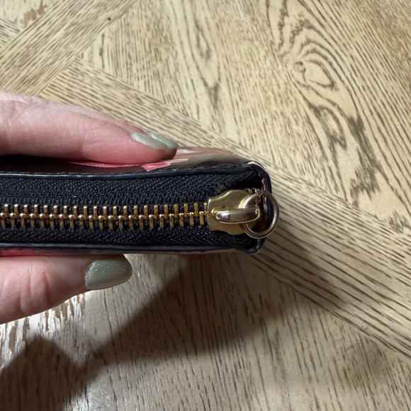 Kate Spade Black Candy Continental Large Zip Around Wallet - Picture 11 of 16